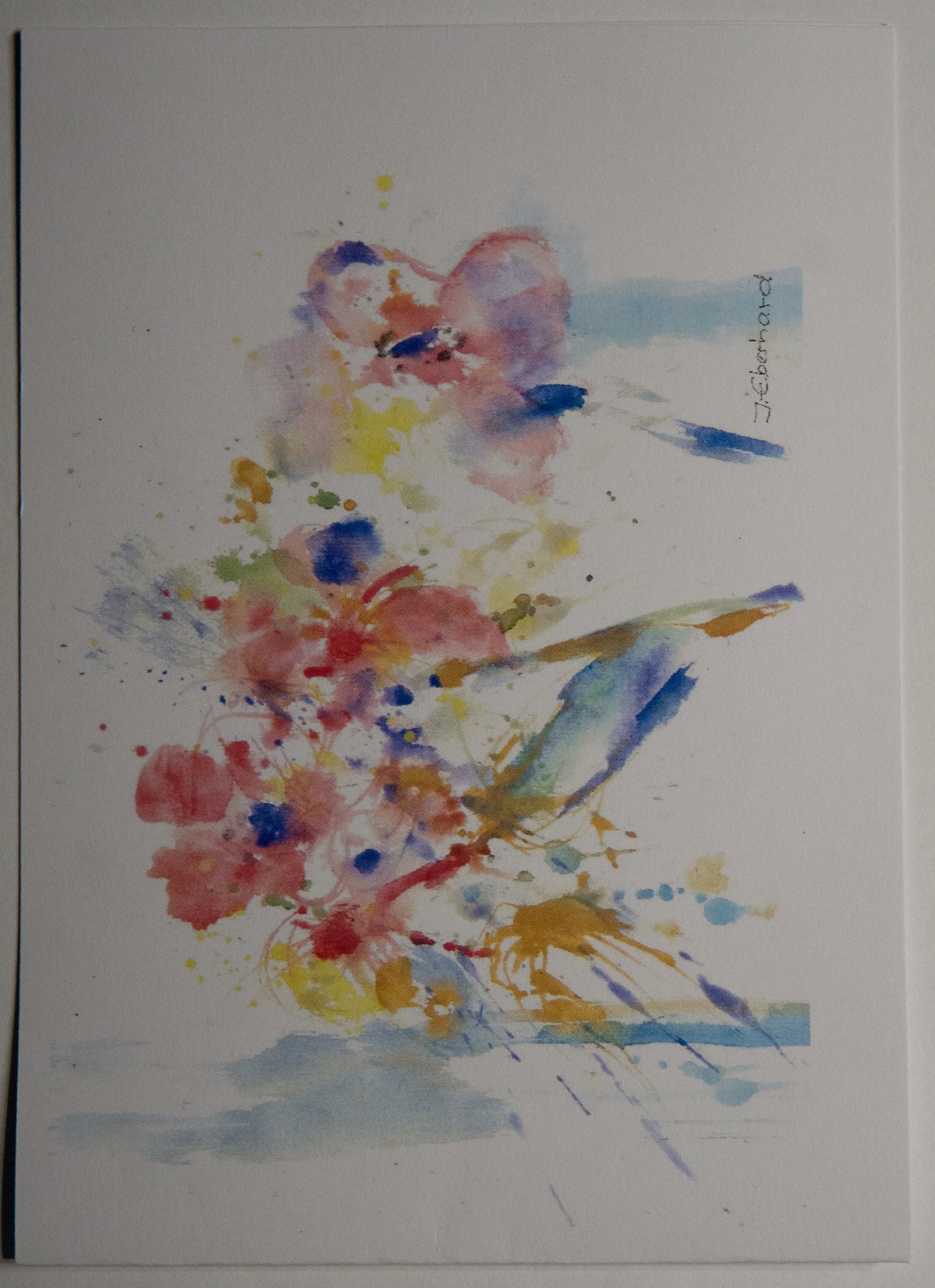 Sommerstrauss-Postkarte