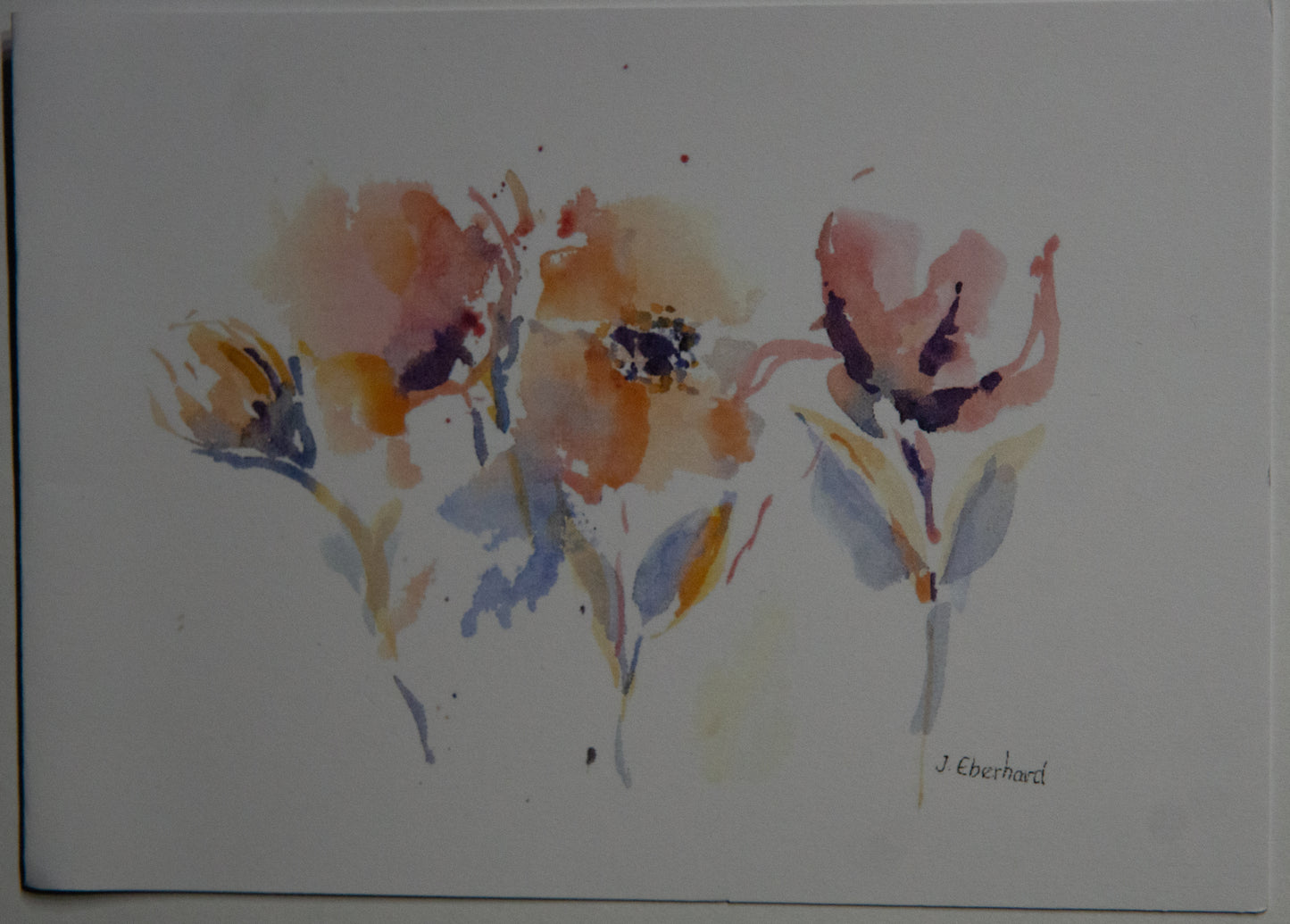 Tulpen-Postkarte